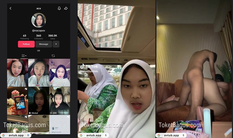 Kompilasi Video Tiktoker Aca Nacapov Ngewe